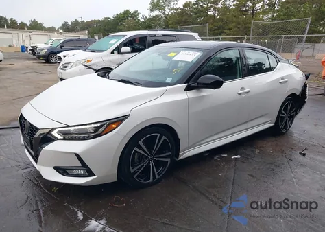 2021 Nissan Sentra Sr z USA, uszkodzony, nr VIN 3N1AB8DV0MY280603